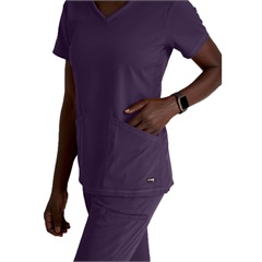 Grey's Anatomy Spandex Stretch Serena Top